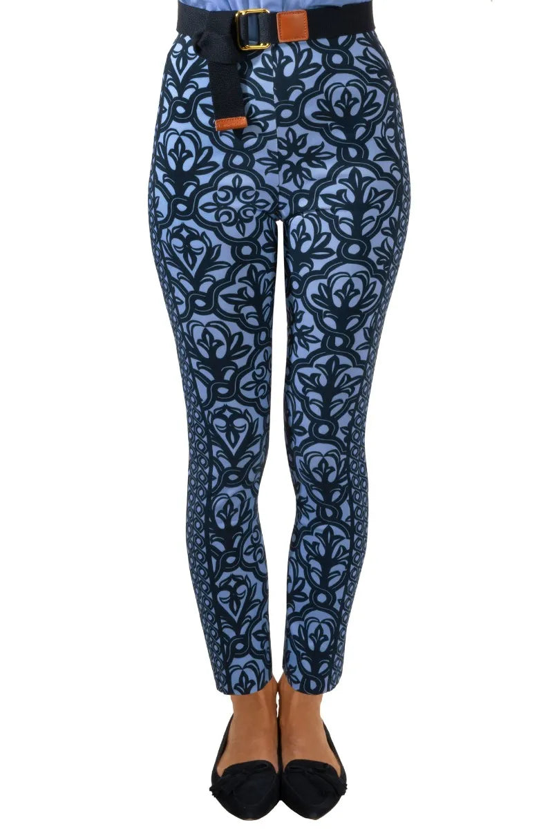 Madrid Pants | Periwinkle + Navy Classic Chino Pants