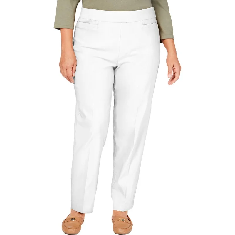 Alfred Dunner Womens Plus Modern Fit Slimming Dress Pants Cozy Jogger Leggings