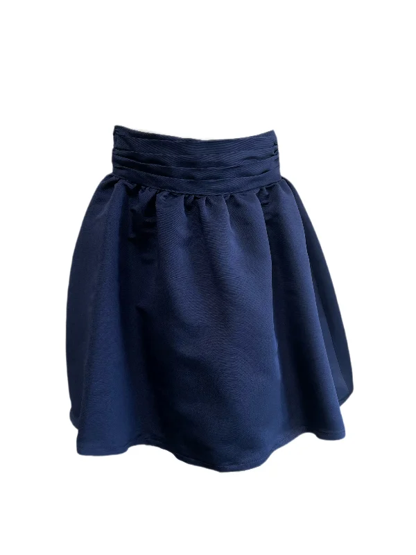 ANNE LEMAN Women's Navy High Waisted Susanna Skirt SP91SK2 $320 NEW wrap skirt elegant ANNE LEMAN Women's Navy High Waisted Susanna Skirt SP91SK2 $320 NEW wrap skirt elegant