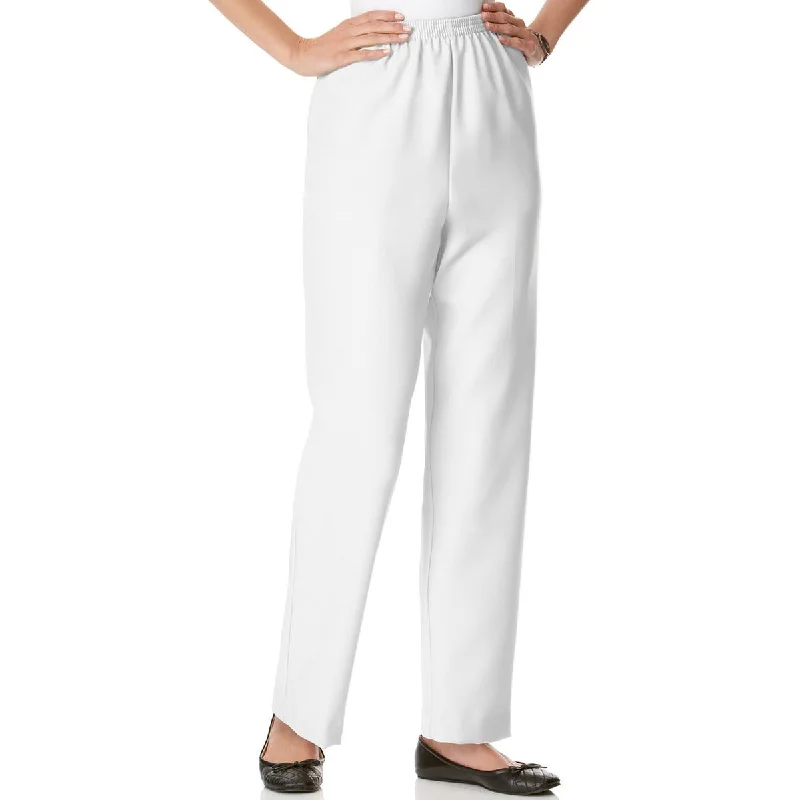 Alfred Dunner Womens Twill Office Wear Casual Pants High-Waist Jeans