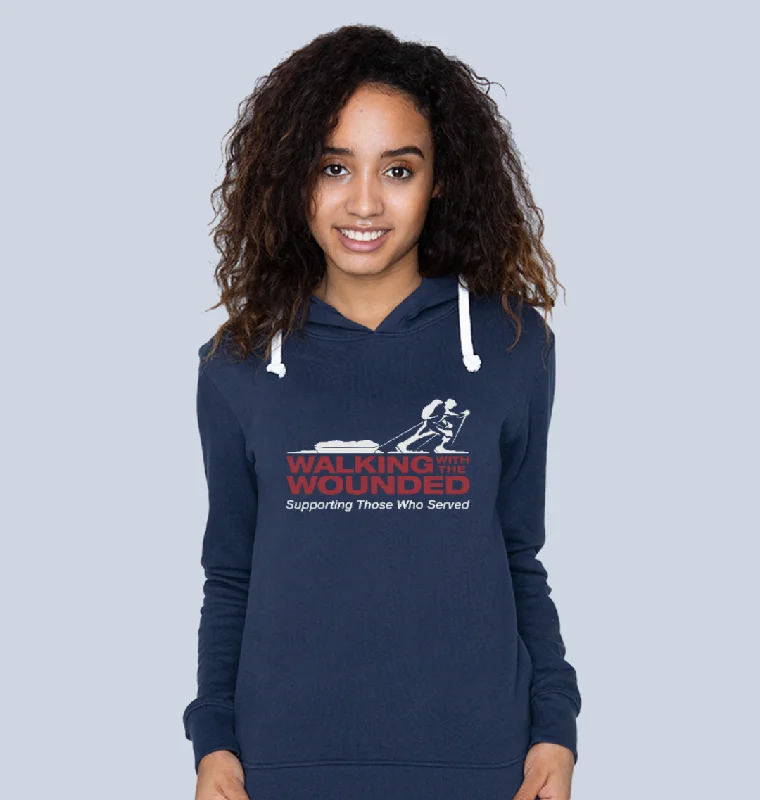 WWTW Logo Hoodie Hoodie with Back Slit Movement Comfort