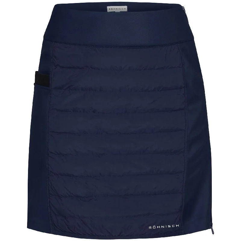 Womens Force Padded Regular Fit Skirt Navy - AW23 corduroy skirt cozy