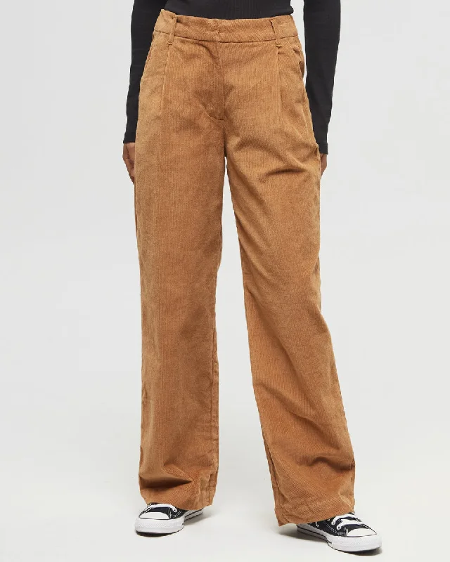 EcoStretch Corduroy Straight Leg Pant Fashionable Sporty Pants
