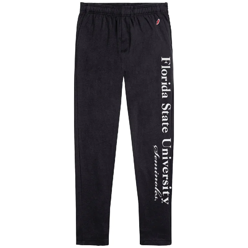 League Women's Florida State University Seminoles Jogger Pant - Black Elegant High-Waist Pants League Women's Florida State University Seminoles Jogger Pant - Black Elegant High-Waist Pants