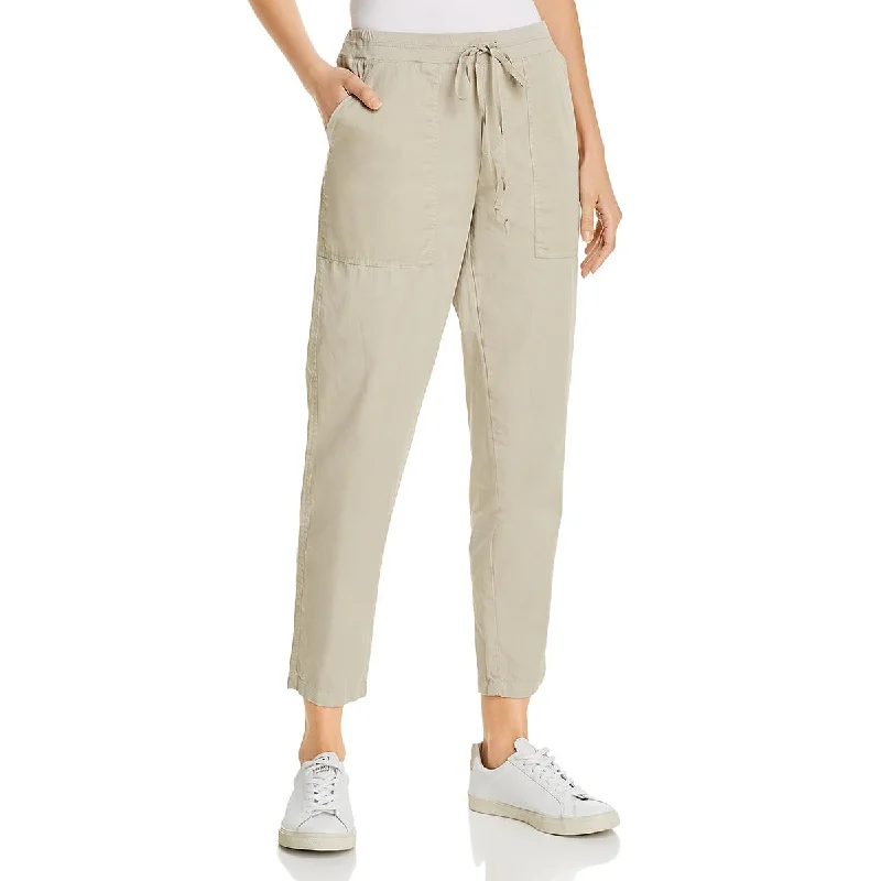 Velvet Womens Twill Skinny Ankle Pants Wide-Legged Palazzos