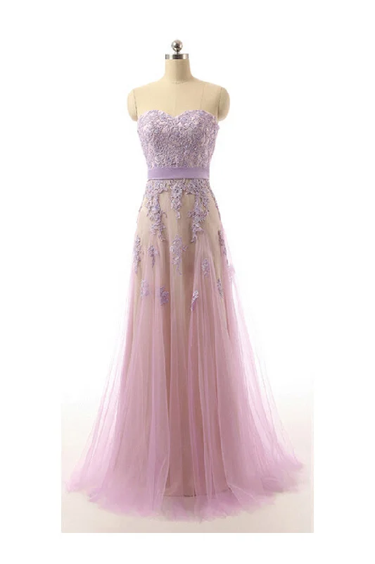 Real Nice Lace Long Sweetheart Beaded Prom Party Dress ED0961 Tunics Running lightweight