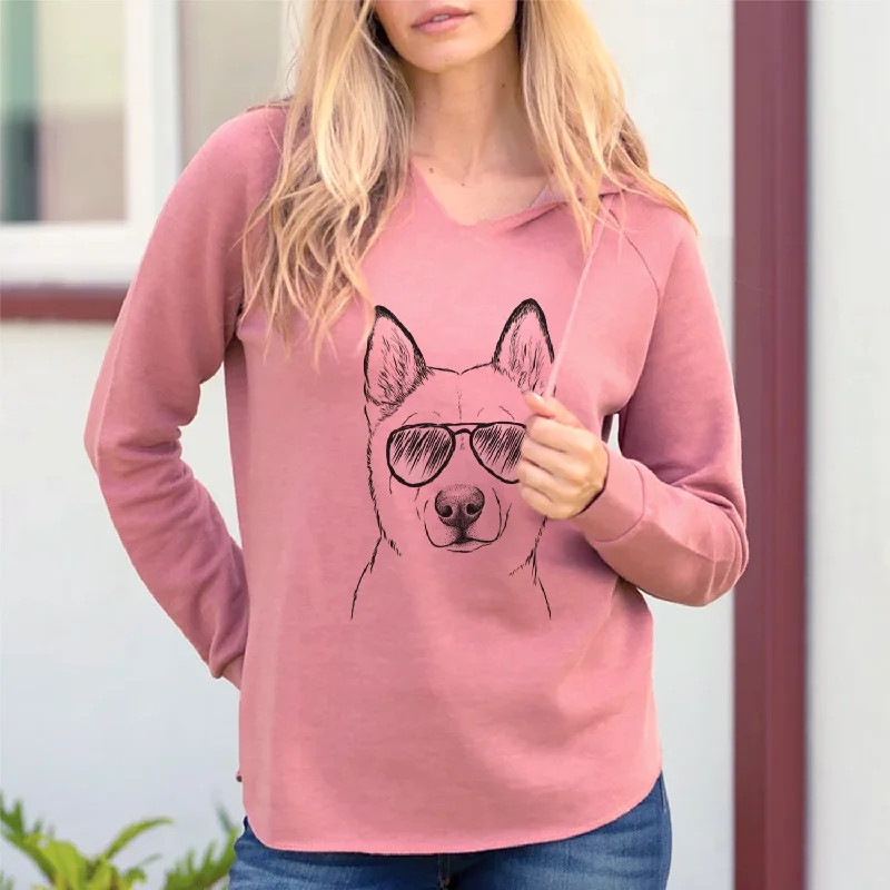 Aviator London the Siberian Husky - Cali Wave Hooded Sweatshirt Hoodie with Fur Luxurious Winter Aviator London the Siberian Husky - Cali Wave Hooded Sweatshirt Hoodie with Fur Luxurious Winter