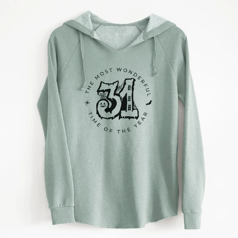 Halloween - The Most Wonderful Time of The Year - Cali Wave Hooded Sweatshirt Hoodie with Strings Custom Fit Adjustable Halloween - The Most Wonderful Time of The Year - Cali Wave Hooded Sweatshirt Hoodie with Strings Custom Fit Adjustable