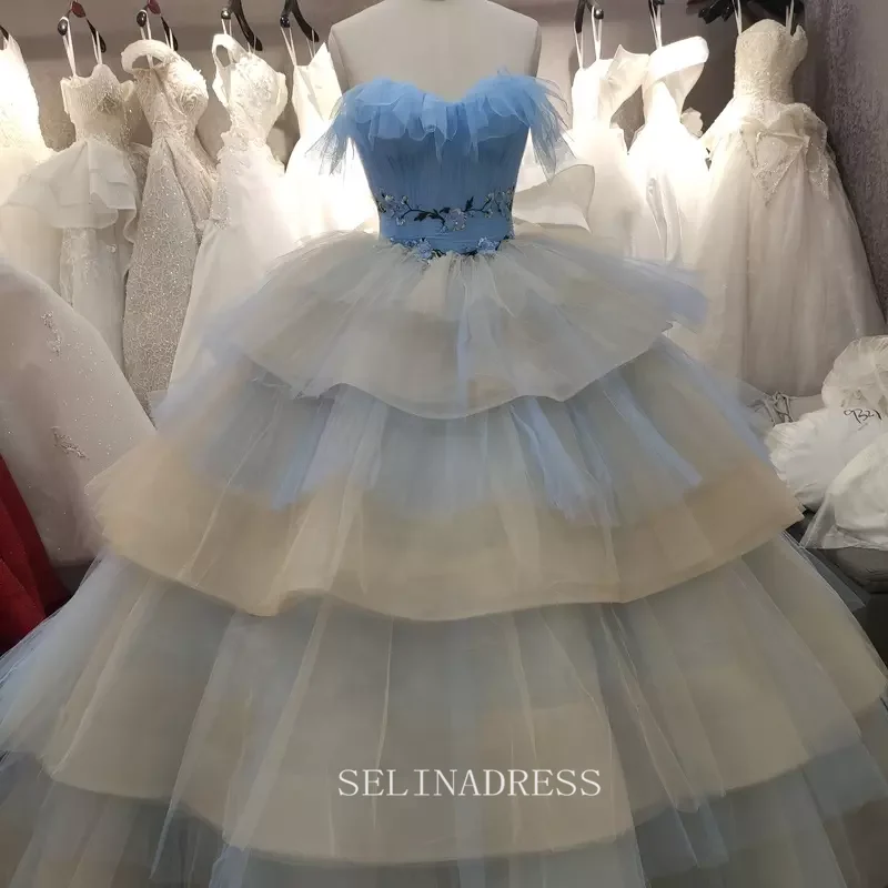 Simple Lace Embroidery Sleeveless Ball Gown Evening Party Dress For Women DY5621 Crew Neckline Casual Simple Lace Embroidery Sleeveless Ball Gown Evening Party Dress For Women DY5621 Crew Neckline Casual