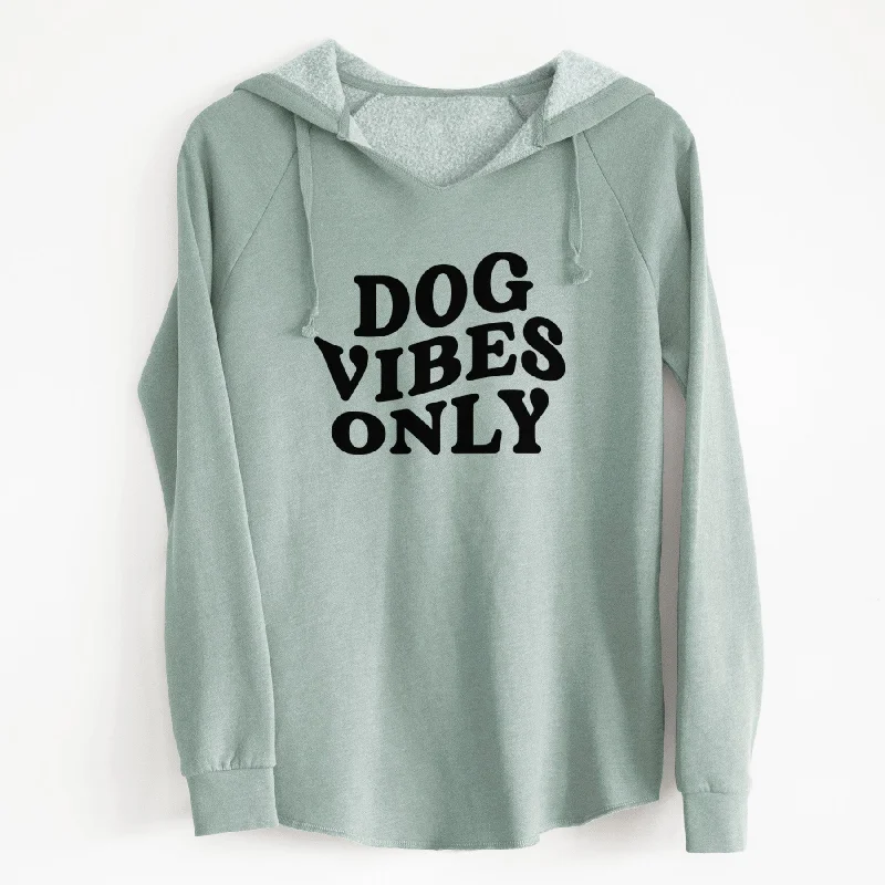 Dog Vibes Only - Cali Wave Hooded Sweatshirt Hooded Sweatshirt Casual Wear Street Style Dog Vibes Only - Cali Wave Hooded Sweatshirt Hooded Sweatshirt Casual Wear Street Style