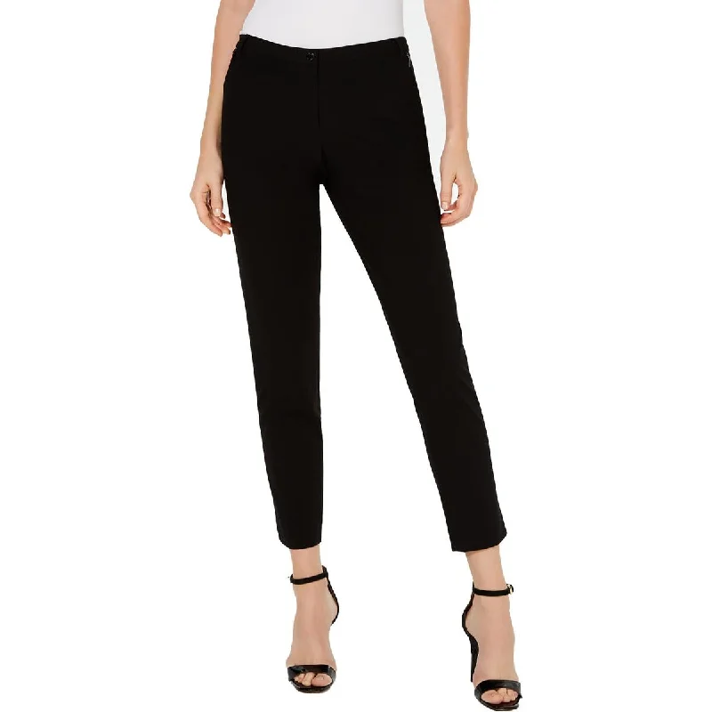 Calvin Klein Womens High Rise Wear To Work Dress Pants Soft Sweatpants Style