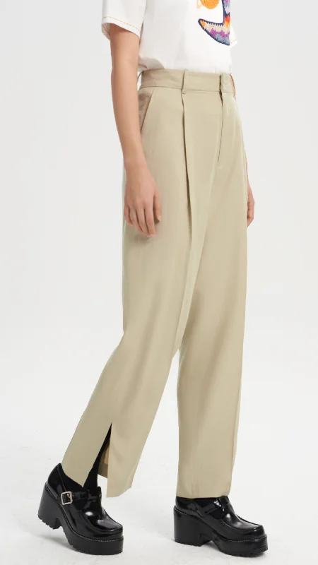 Tailored Pants Formal Linen Trousers