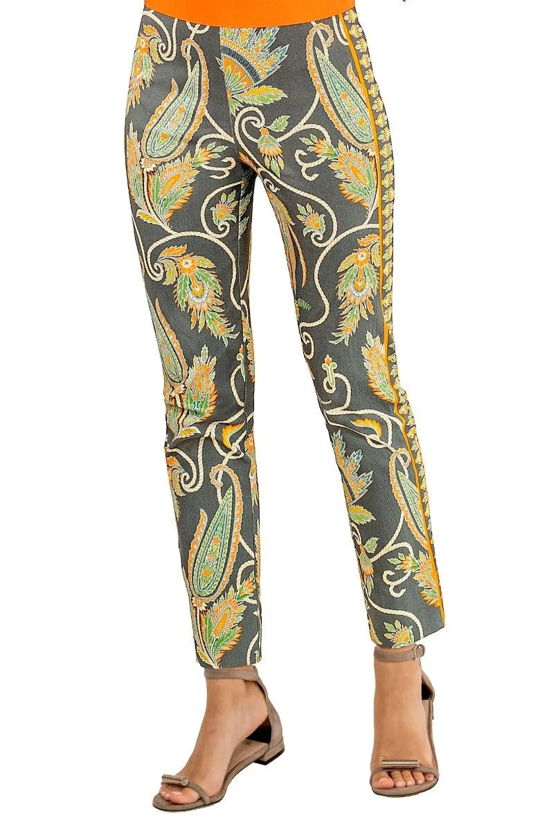 The Peacock's Plume Pants Classic Cropped Pants