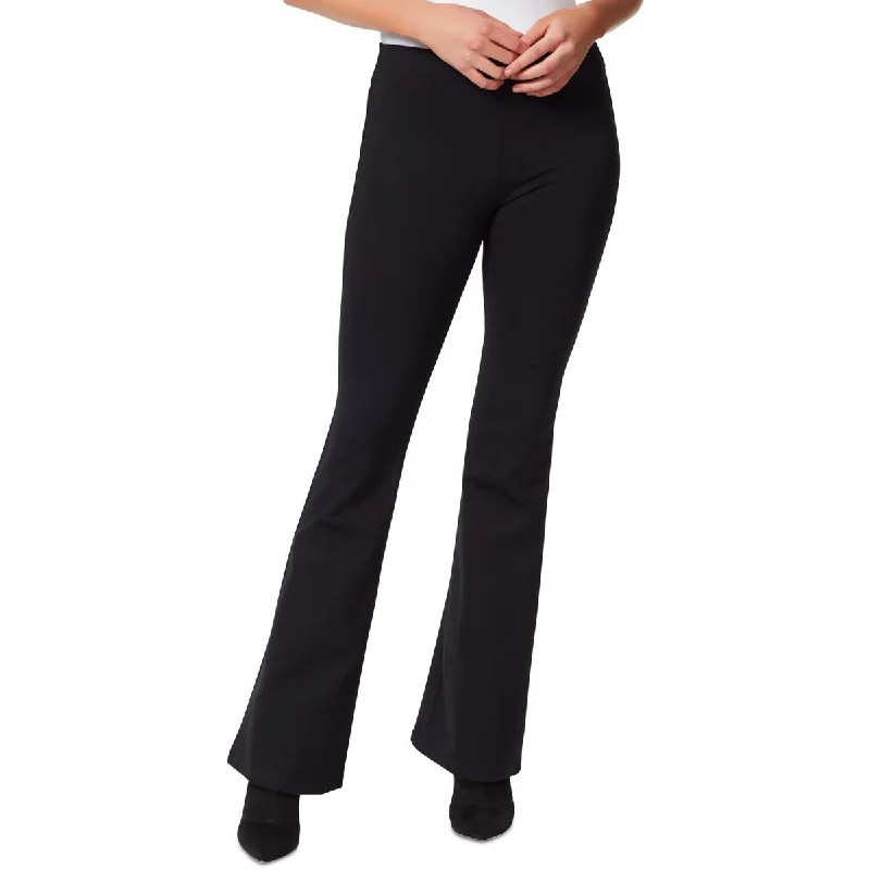 Jessica Simpson Womens Ponte High Rise Flared Pants Formal Wide-Leg Pants