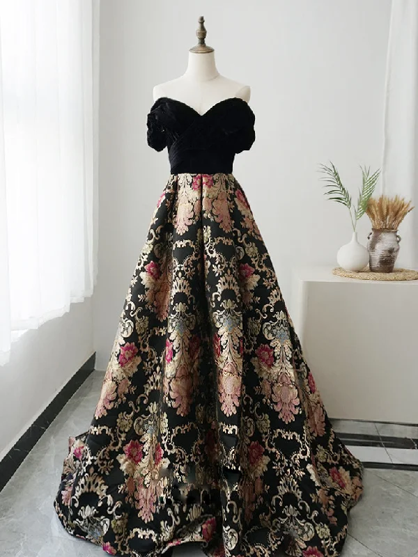 A-Line Sweetheart Neck Satin Black Long Prom Dress, Black Formal Dress Tunics Running lightweight A-Line Sweetheart Neck Satin Black Long Prom Dress, Black Formal Dress Tunics Running lightweight