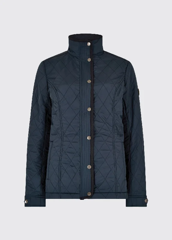 Camlodge Quilted Jacket - Navy Lace Jacket Ribbed Jacket Sequined Jacket