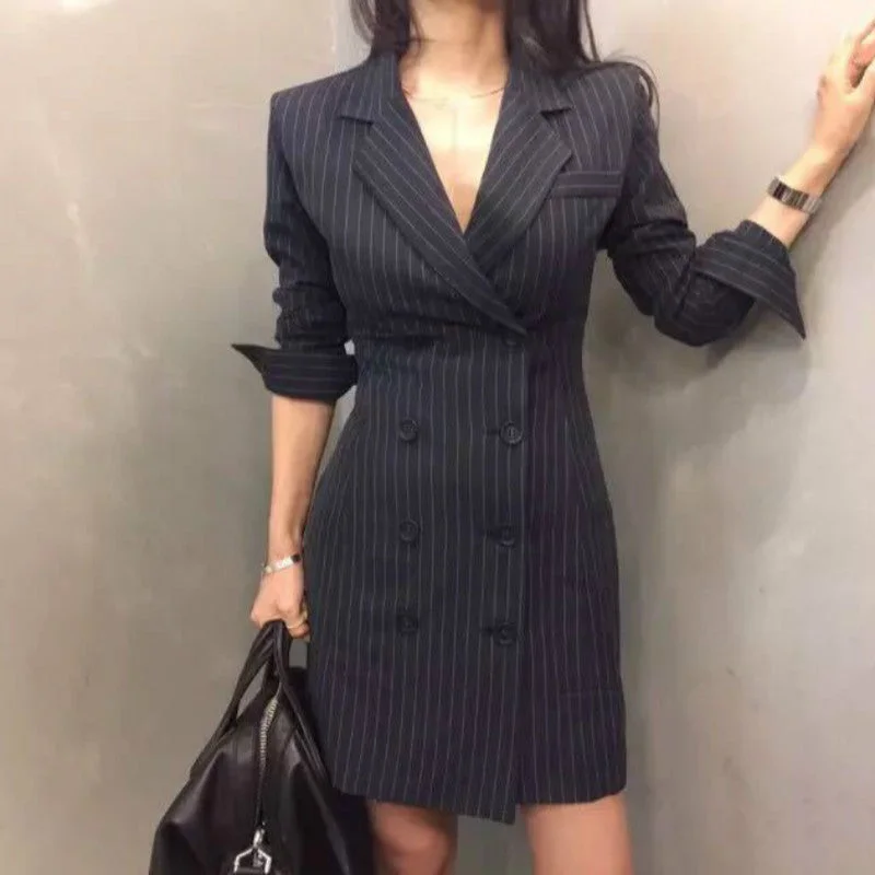 Julia Fashion - Spring New Women   Blazer Dress Women's Custom Suit