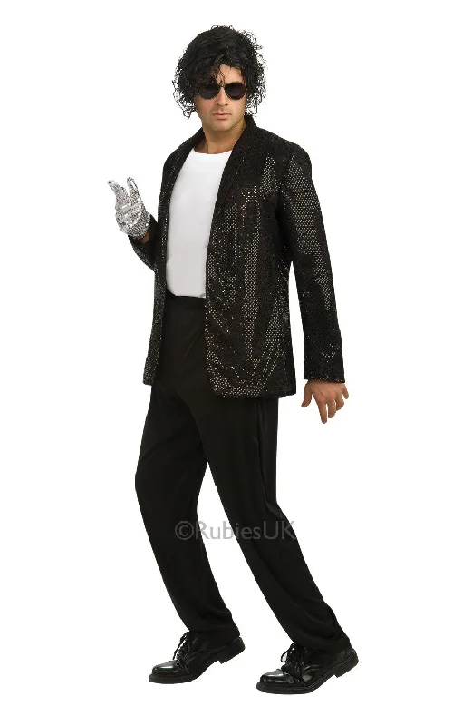 Deluxe Sequin Billy Jean Michael Jackson Jacket Hooded Jacket Caped Jacket Shawl Collar Jacket Deluxe Sequin Billy Jean Michael Jackson Jacket Hooded Jacket Caped Jacket Shawl Collar Jacket