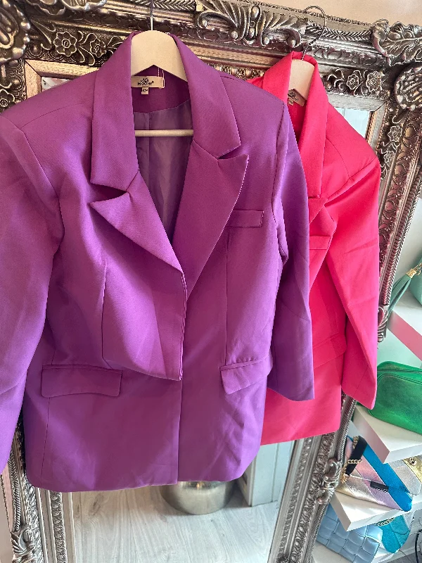 Shoulder pad blazer Women's Custom Jacket