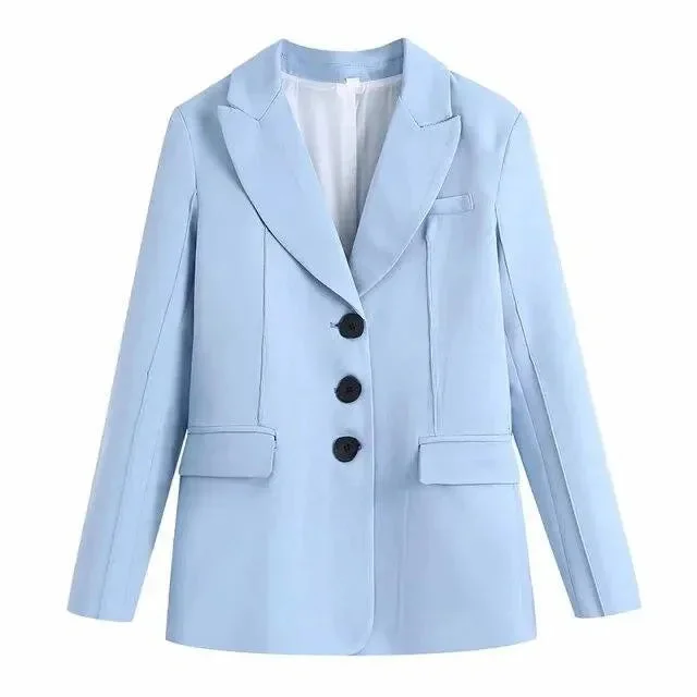 The Rocker Blazer Women - Casual - Plain-Solid Women's Professional Jacket