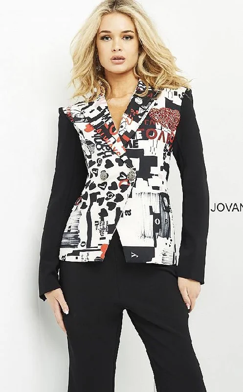 Jovani M04173 Multi Ready to Wear Blazer Women's Professional Jacket