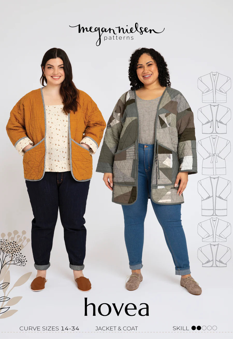 Hovea Curve Quilted Jacket - Sewing Pattern | Megan Nielsen Faux Fur Jacket Real Fur Jacket Shearling Jacket Hovea Curve Quilted Jacket - Sewing Pattern | Megan Nielsen Faux Fur Jacket Real Fur Jacket Shearling Jacket
