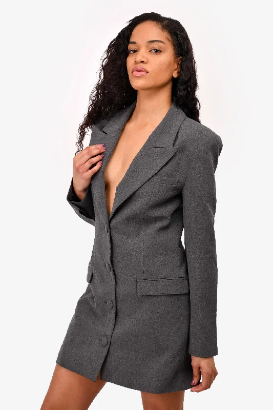Camila Coelho Grey Blazer Dress Size M Women's Premium Blazer