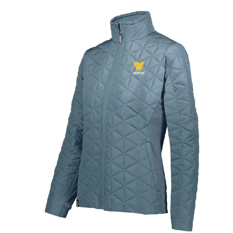 HOLLOWAY LADIES REPREVE® ECO JACKET - 229716 Knit Fabric Woven Fabric Fleece Fabric