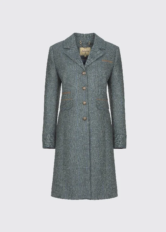 Blackthorn Tweed Jacket  - Mist Hooded Jacket Caped Jacket Shawl Collar Jacket