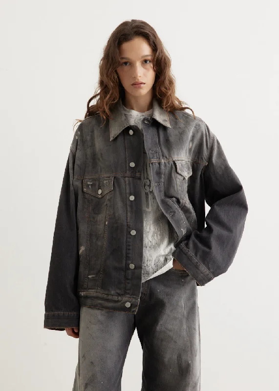Robert Denim Jacket Jersey Jacket Tulle Jacket Batik Jacket
