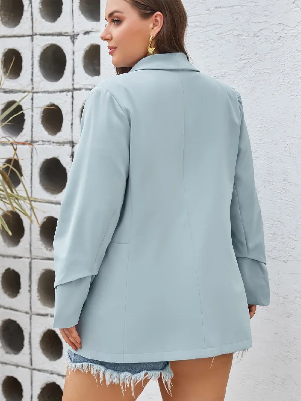 Trendy Plus Size Blazer Women's High-End Blazer