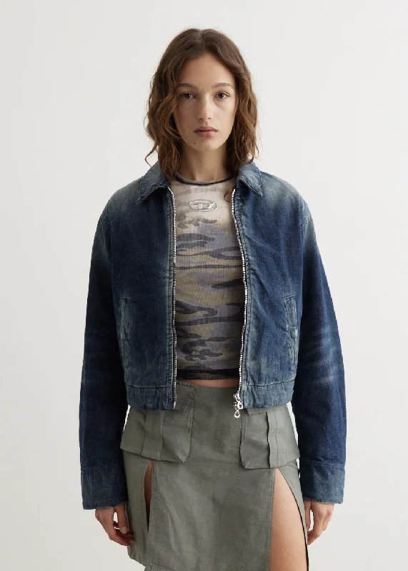 De-Nova Denim Jacket Trench Coat Raincoat Waterproof Jacket
