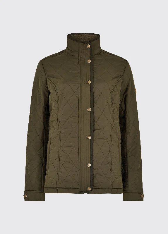 Camlodge Quilted Jacket - Olive Plaid Jacket Tartan Jacket Houndstooth Jacket