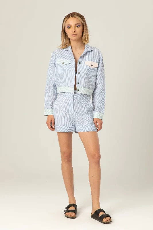The Picnic Jacket Jersey Jacket Tulle Jacket Batik Jacket