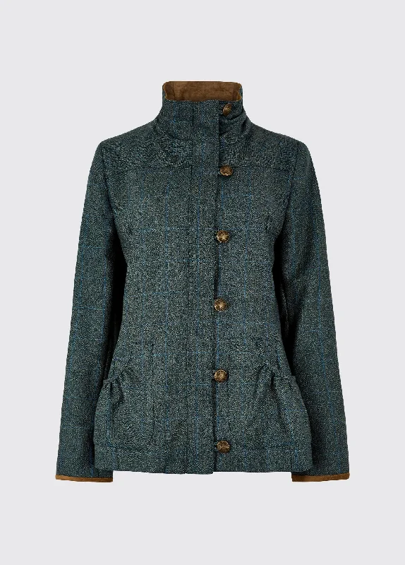 Bracken Tweed Jacket - Mist Nylon Fabric Polyester Fabric Spandex Fabric