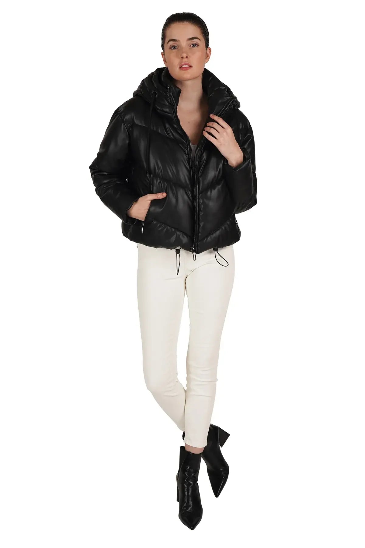 Love Token Puffer Jacket Ribbed Jacket Pleated Jacket Ruffled Jacket