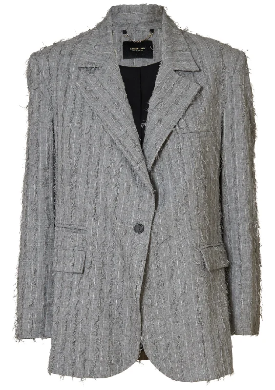 Elmhurst Blazer Grey Summer Women's Jacket