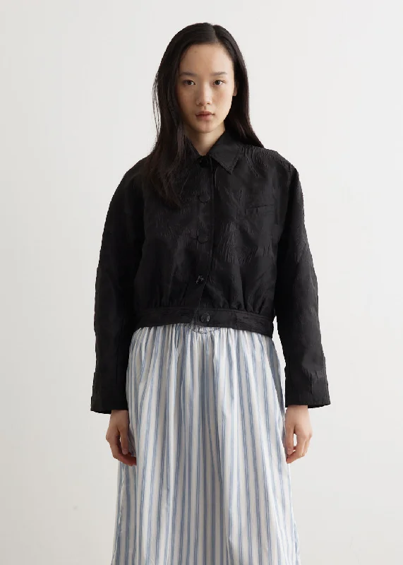 Textured Cloque Short Jacket Corduroy Jacket Velvet Jacket Brocade Jacket