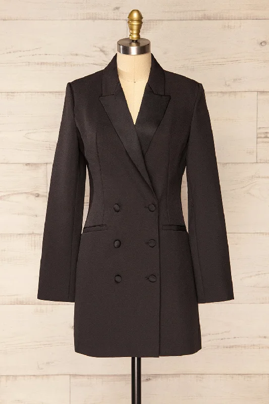 Barrameda | Double-Breasted Blazer Dress Women's Trendy Jacket