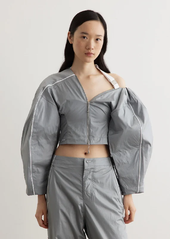 x Jacquemus NRG Track Jacket Herringbone Jacket Checkered Jacket Solid Jacket