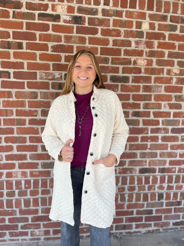 Raised Basket Weave Pattern Lt Wt Button Down Midi Jacket w Front Pockets Plaid Jacket Tartan Jacket Houndstooth Jacket Raised Basket Weave Pattern Lt Wt Button Down Midi Jacket w Front Pockets Plaid Jacket Tartan Jacket Houndstooth Jacket