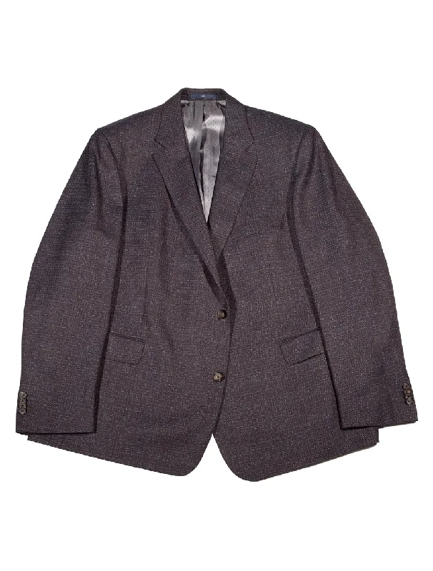 Fleck Jacket Navy Brown Knit Fabric Woven Fabric Fleece Fabric