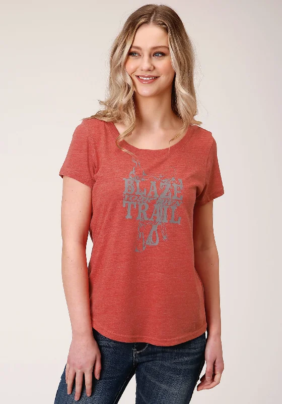 Roper "Trail Blazer" Short Sleeve Tee Women's Luxurious Jacket