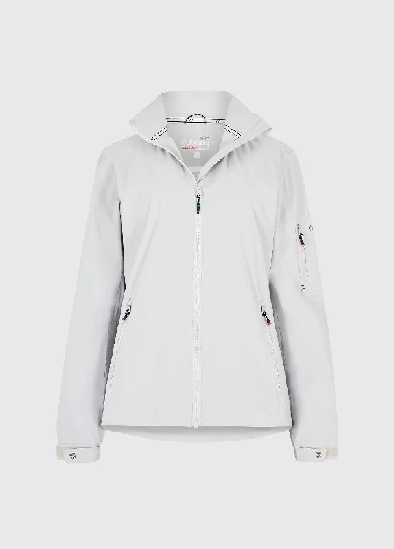 Livorno Women's Fleece-lined Crew Jacket - Platinum Satin Jacket Silk Jacket Chiffon Jacket Livorno Women's Fleece-lined Crew Jacket - Platinum Satin Jacket Silk Jacket Chiffon Jacket