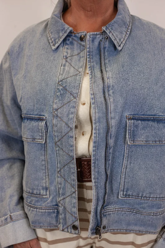 Love Story Blue Denim Jacket Appliqued Jacket Beaded Jacket Sequined Jacket