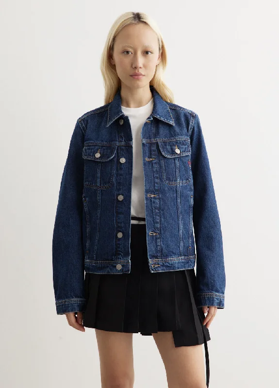 De-Bonny Giacca Fitted Denim Jacket Embroidered Jacket Appliqued Jacket Beaded Jacket De-Bonny Giacca Fitted Denim Jacket Embroidered Jacket Appliqued Jacket Beaded Jacket