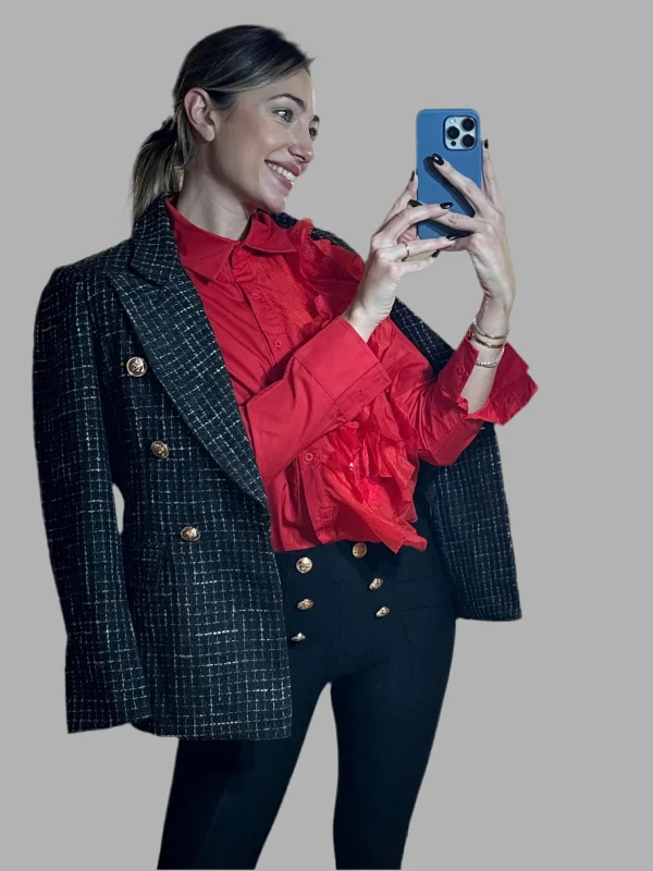 Elena Tweed Blazer Women's Radiation Jacket