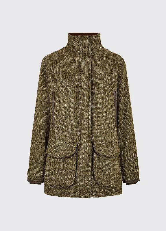 Ballynahinch Tweed Shooting Jacket - Heath One-Shoulder Jacket Off-the-Shoulder Jacket Asymmetrical Jacket Ballynahinch Tweed Shooting Jacket - Heath One-Shoulder Jacket Off-the-Shoulder Jacket Asymmetrical Jacket