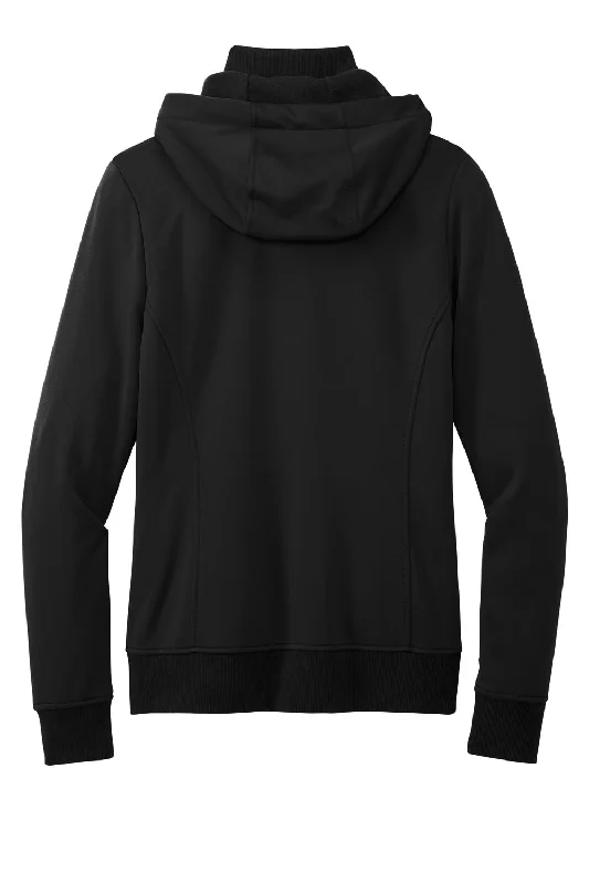 Port Authority Womens Smooth Fleece Full Zip Hooded Jacket - Deep Black