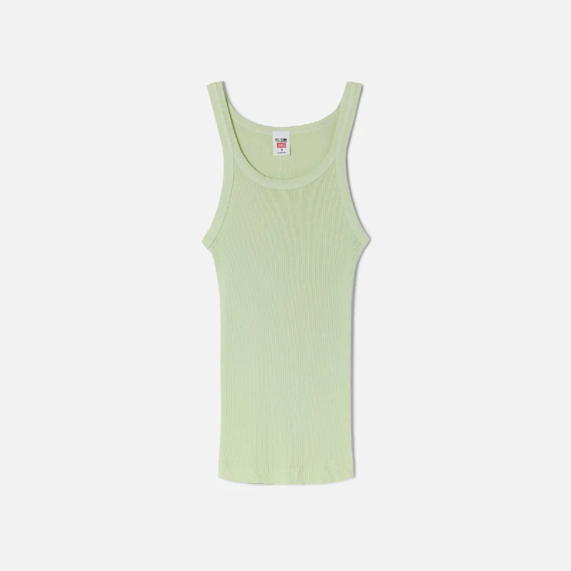 ReDone Ribbed Tank - Pistachio